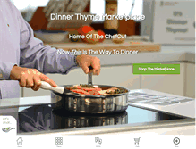 Tablet Screenshot of dinnerthyme.com